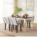 Modern Upholstered Fabric Side Leisure Chair Set of 2-Gray by LJGDeals