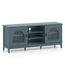 Modern Vintage TV Cabinet with Adjustable Shelves and 2 Cable Holes for TVs up to 65 Inches by DirectDeals