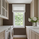 Della Brown Floral Trellis Wallpaper
