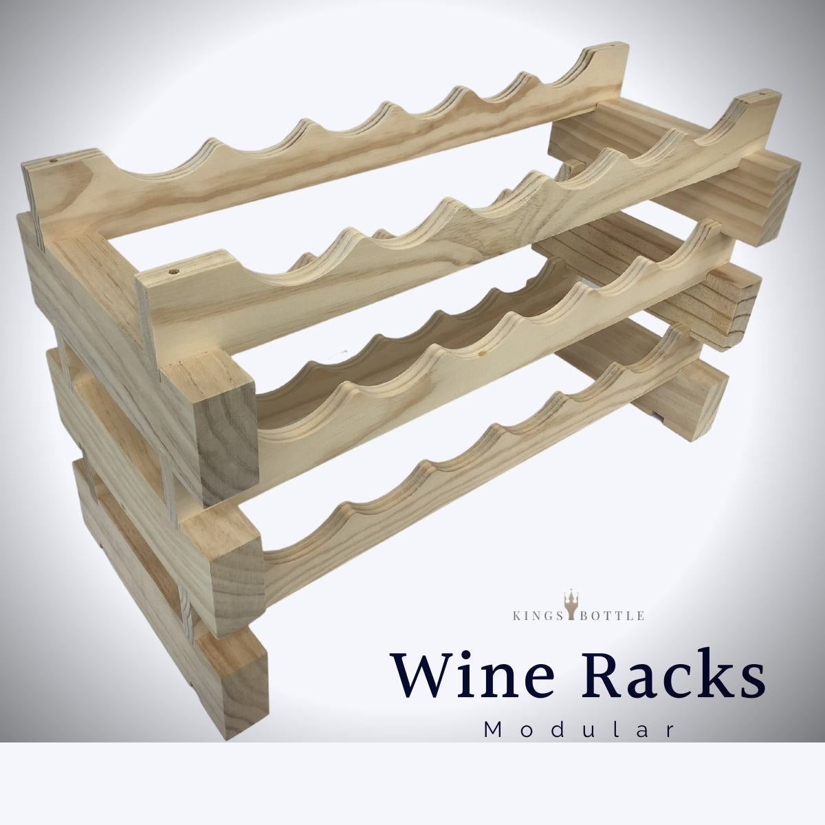 Individual Layers Modular Wine Racks, photo 4 of 8