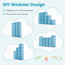 13-Cube Modular Kids Wardrobe with Hanging Rod and Shelves by LJGDeals
