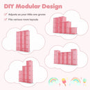 13-Cube Modular Kids Wardrobe with Hanging Rod and Shelves by DirectDeals