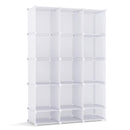 13-Cube Modular Kids Wardrobe with Hanging Rod and Shelves by DirectDeals