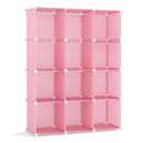 Modular Kids Wardrobe with 10 Cubes & Hanging Rod