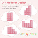 Modular Kids Wardrobe with 10 Cubes & Hanging Rod by DirectDeals