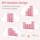 Modular Kids Wardrobe with 10 Cubes & Hanging Rod