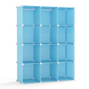 Modular Kids Wardrobe with 10 Cubes & Hanging Rod by LJGDeals