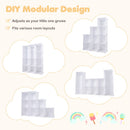 Modular Kids Wardrobe with 10 Cubes & Hanging Rod