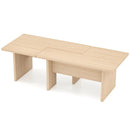 Modular Coffee Table Set of 2 L Shaped Center Tables for Small Space by LJGDeals