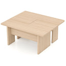 Modular Coffee Table Set of 2 L Shaped Center Tables for Small Space by LJGDeals