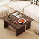 Modular Coffee Table Set of 2 L Shaped Center Tables for Small Space by LJGDeals