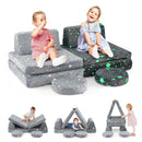 Modular Kids Play Couch Set Glow in the Dark with Portable Handles by LJGDeals