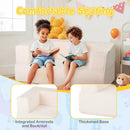 Modular Kids Sofa Couch Convertible Foam Armchair for Children-Beige by LJGDeals