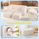 Modular Kids Sofa Couch Convertible Foam Armchair for Children-Beige by LJGDeals