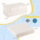 Modular Kids Sofa Couch Convertible Foam Armchair for Children-Beige by DirectDeals