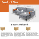 3-Seat L-Shaped Sectional Sofa with USB Ports & Storage by LJGDeals