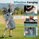 Molded Lock Top Golf Cart Bag with 14-Way Full Length Dividers and 11 Pockets by LJGDeals