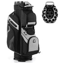 Molded Lock Top Golf Cart Bag with 14-Way Full Length Dividers and 11 Pockets by LJGDeals