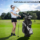 Molded Lock Top Golf Cart Bag with 14-Way Full Length Dividers and 11 Pockets by LJGDeals