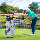 Molded Lock Top Golf Cart Bag with 14-Way Full Length Dividers and 11 Pockets by LJGDeals