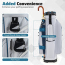 Molded Lock Top Golf Cart Bag with 14-Way Full Length Dividers and 11 Pockets by LJGDeals