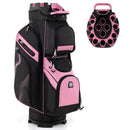 Molded Lock Top Golf Cart Bag with 14-Way Full Length Dividers and 11 Pockets by LJGDeals