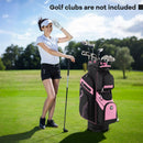 Molded Lock Top Golf Cart Bag with 14-Way Full Length Dividers and 11 Pockets by LJGDeals