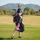 Molded Lock Top Golf Cart Bag with 14-Way Full Length Dividers and 11 Pockets by LJGDeals