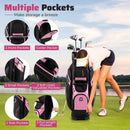 Molded Lock Top Golf Cart Bag with 14-Way Full Length Dividers and 11 Pockets by LJGDeals
