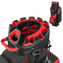 Molded Lock Top Golf Cart Bag with 14-Way Full Length Dividers and 11 Pockets by LJGDeals