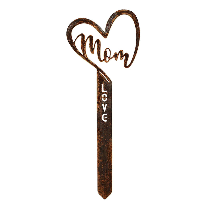 Corten Steel Mom Garden Stake, photo 2 of 3