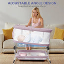 Momfann Bassinet Bedside Sleeper – Adjustable Baby Crib for Newborns