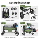 Momfann Double Stroller Wagon