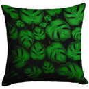 "Monstera Madness" Throw Pillow