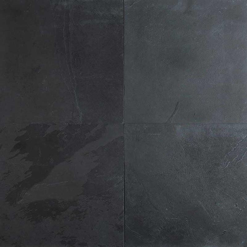 MSI Montauk Black Slate Wall and Floor Tile 12"x12"