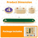 Montessori Balance Beam Set Wooden Balance Boards with Stepping Stones by LJGDeals