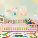 Montessori Toddler Bed Frame with Full-Length Guardrails by LJGDeals