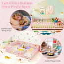 Montessori Toddler Bed Frame with Full-Length Guardrails by LJGDeals