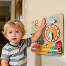 Montessori Wooden Toy for Toddlers Educational Learning Clock Toy About Season by LJGDeals