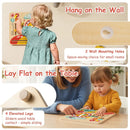 Montessori Wooden Toy for Toddlers Educational Learning Clock Toy About Season by LJGDeals