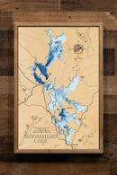 Moosehead Lake in Piscataquis County, Maine by Horn Dog Maps