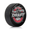 Morgan Frost Autographed Philadelphia Flyers 2017 Hockey Draft Logo Puck by Dynasty Sports & Framing