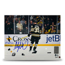 Morgan Geekie Hat Trick Boston Bruins Autographed 11" x 14" Hockey Photo - 1st Hat Trick by Dynasty Sports & Framing