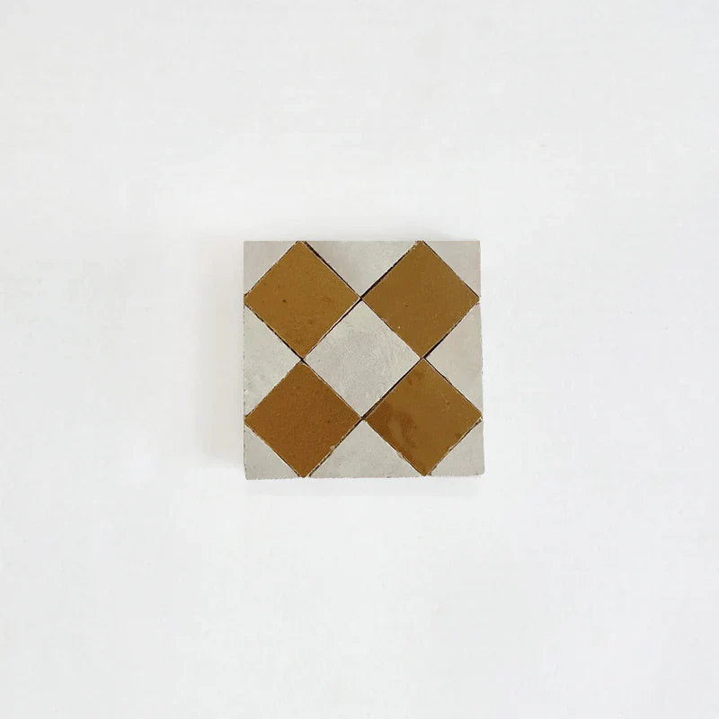 Manuka Oat Zellige 4"x4" by Tilesofezra