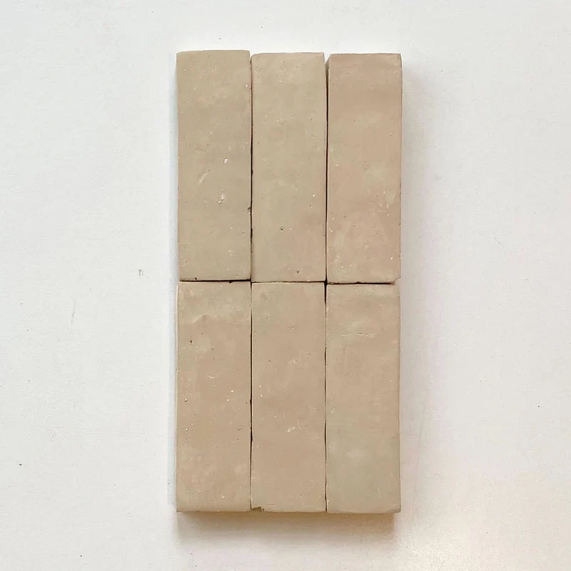 Thin Clay Bejmat 6"x2" by Tilesofezra