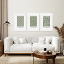Large William Morris Floral Pattern Art Set Decor by Wall Art Set