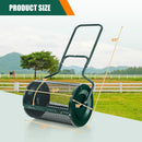 24 Inches Peat Moss Spreader with Upgrade Side Latches and U-shape Handle-Green by LJGDeals