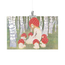 "Mother Mushroom and her Children" Matte Poster