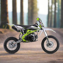 MotoTec X3 125CC 4-Stroke Green Gas-Powered Dirt Bike (95731462)