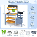 Mud Kitchen Play Set with Running Water and Dual Burners by DirectDeals